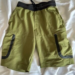 Olive Green Athletic Shorts
